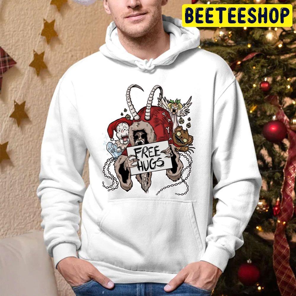 Free Hugs Krampus Christmas Beeteeshop Trending Unisex Hoodie