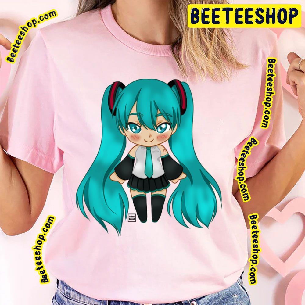 Funnny Chibi Hatsune Miku Vocaloid Beeteeshop Trending Unisex T-Shirt