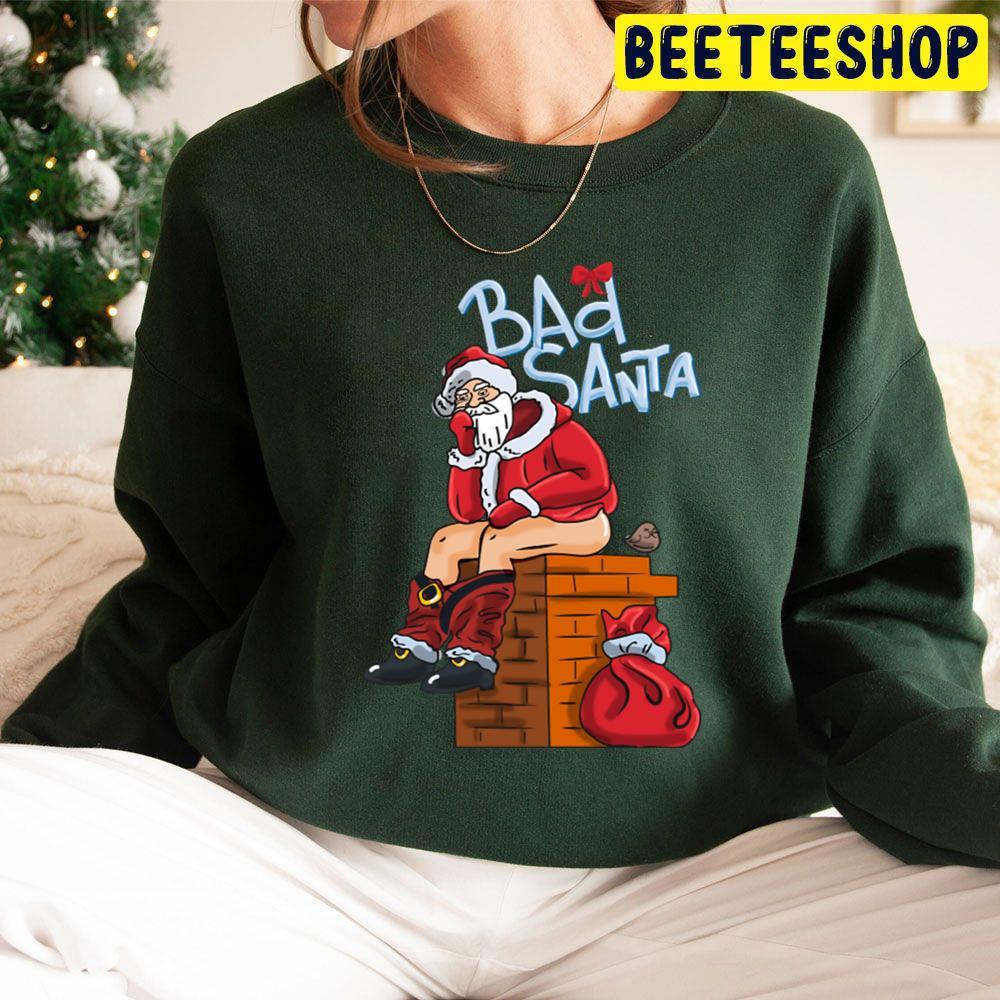 Funny Bad Santa Christmas Beeteeshop Trending Unisex Sweatshirt