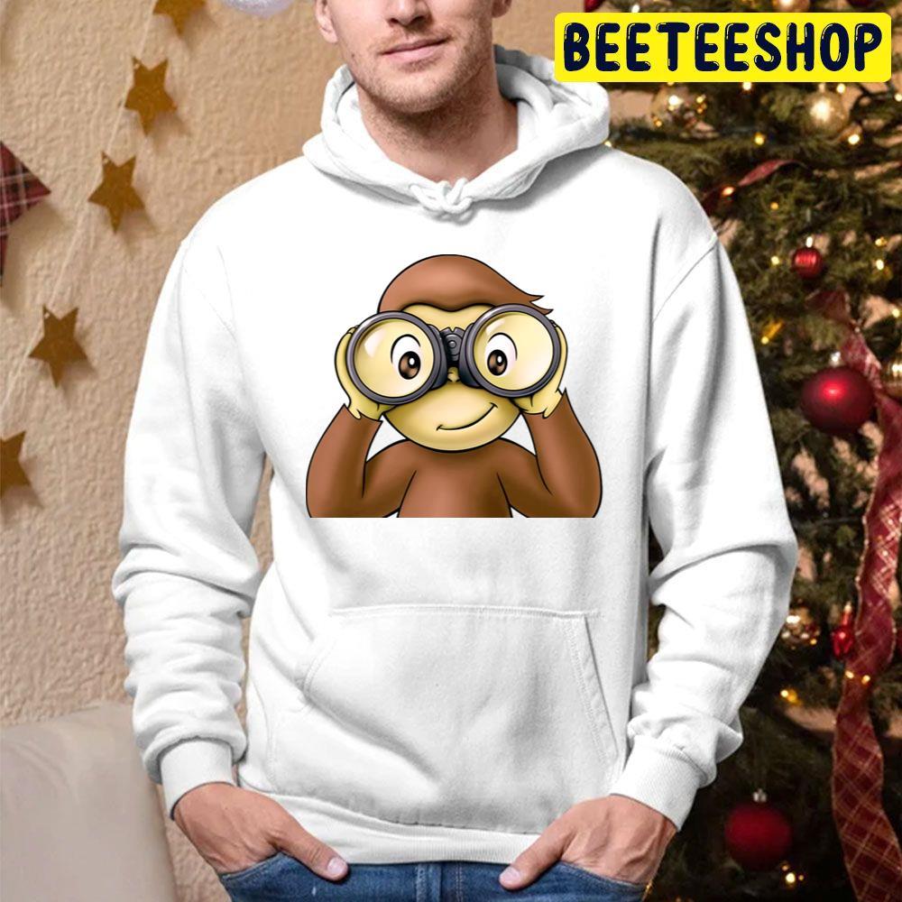 Funny Curious George A Very Monkey Christmas Beeteeshop Trending Unisex Hoodie