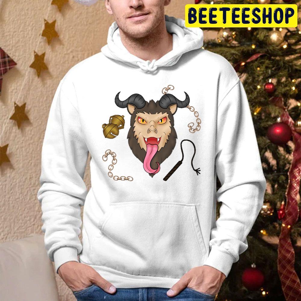 Funny Face Krampus Christmas Beeteeshop Trending Unisex Hoodie