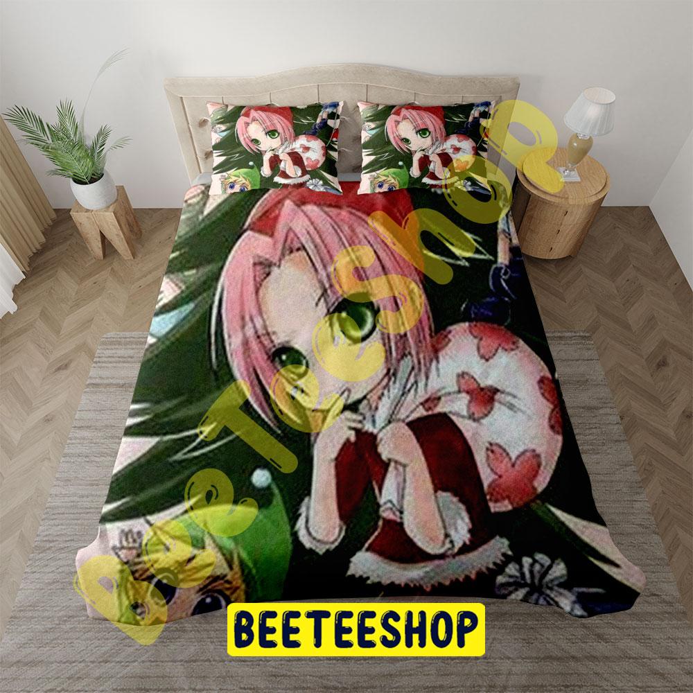 Funny Naruto Manga Christmas 10 Trending Bedding Set Beeteeshop 2510