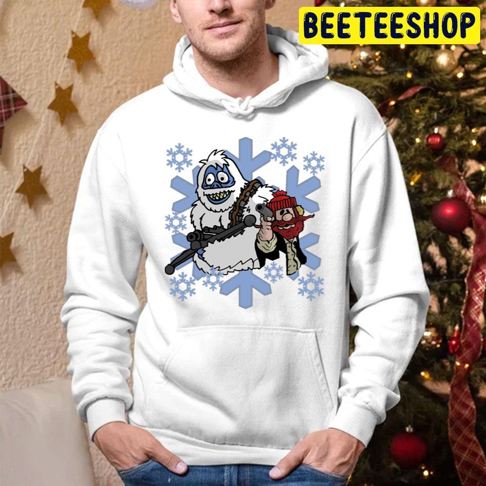 Funny Yukon Solo And Bumblecca Rudolph The Red Nosed Reindeer Christmas Beeteeshop Trending Unisex Hoodie