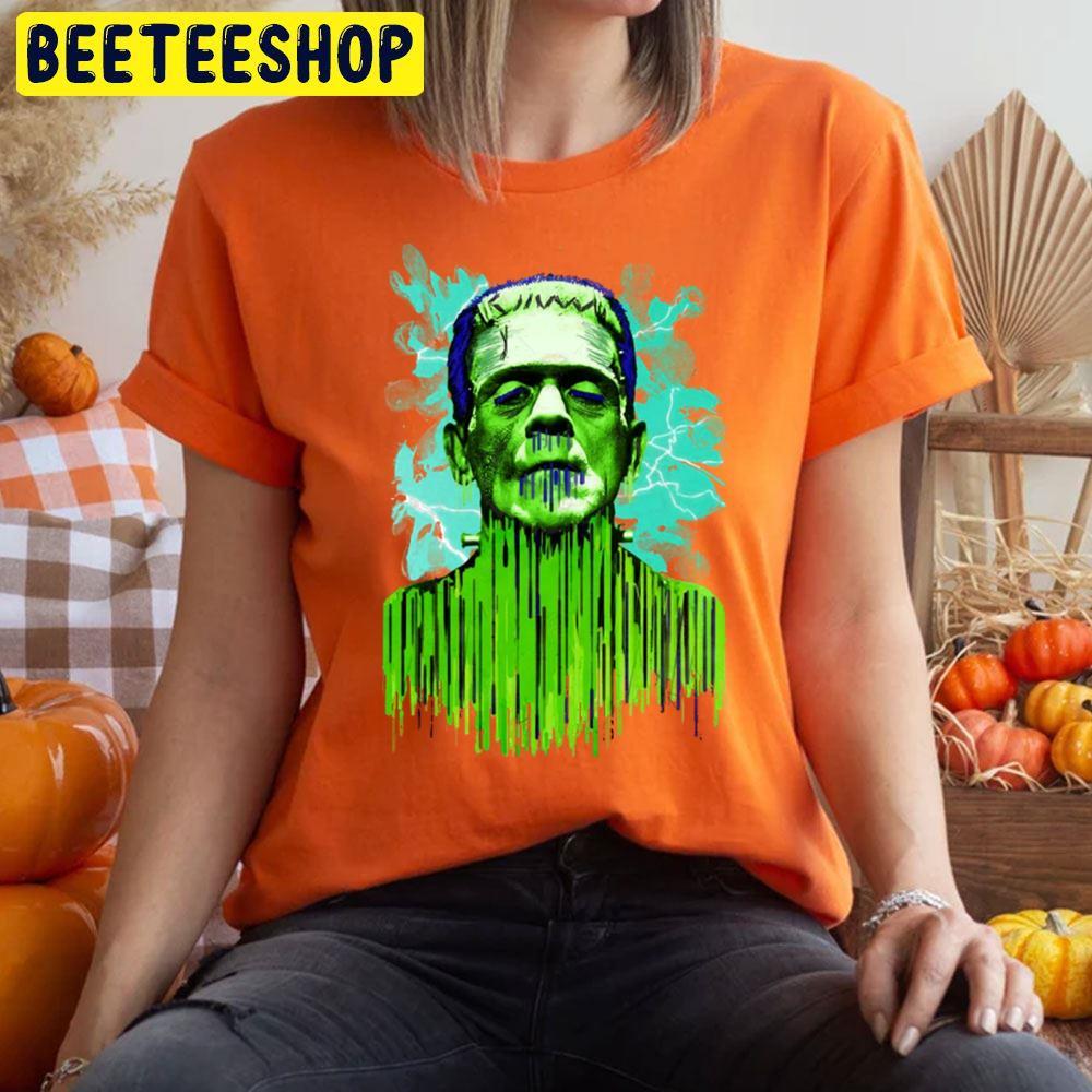 Green Ooze Frankenstein Halloween Beeteeshop Trending Unisex T-Shirt