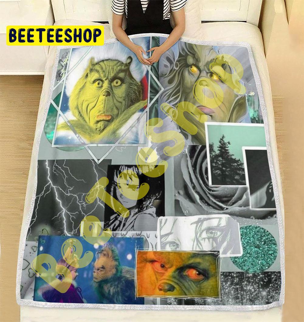 Green Style Grinch Trending Blanket