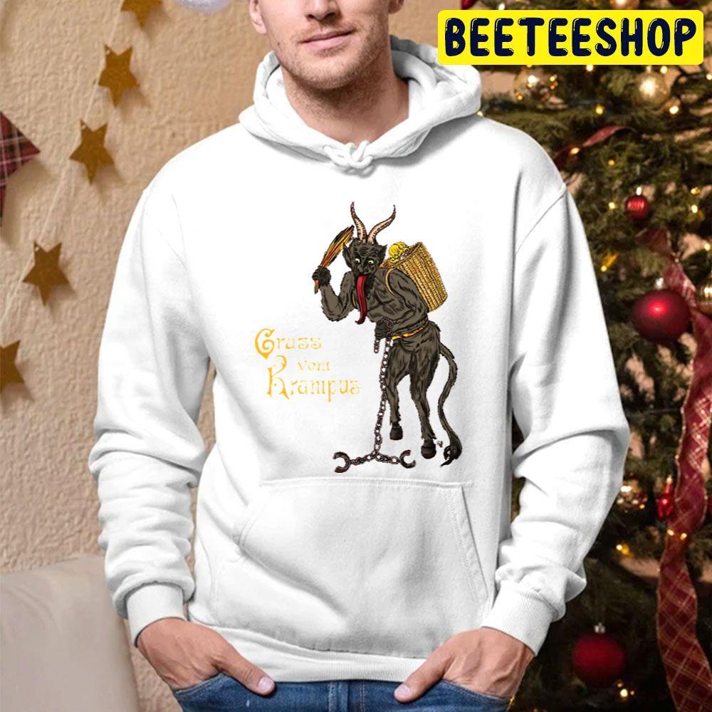 Greetings Krampus Christmas Beeteeshop Trending Unisex Hoodie