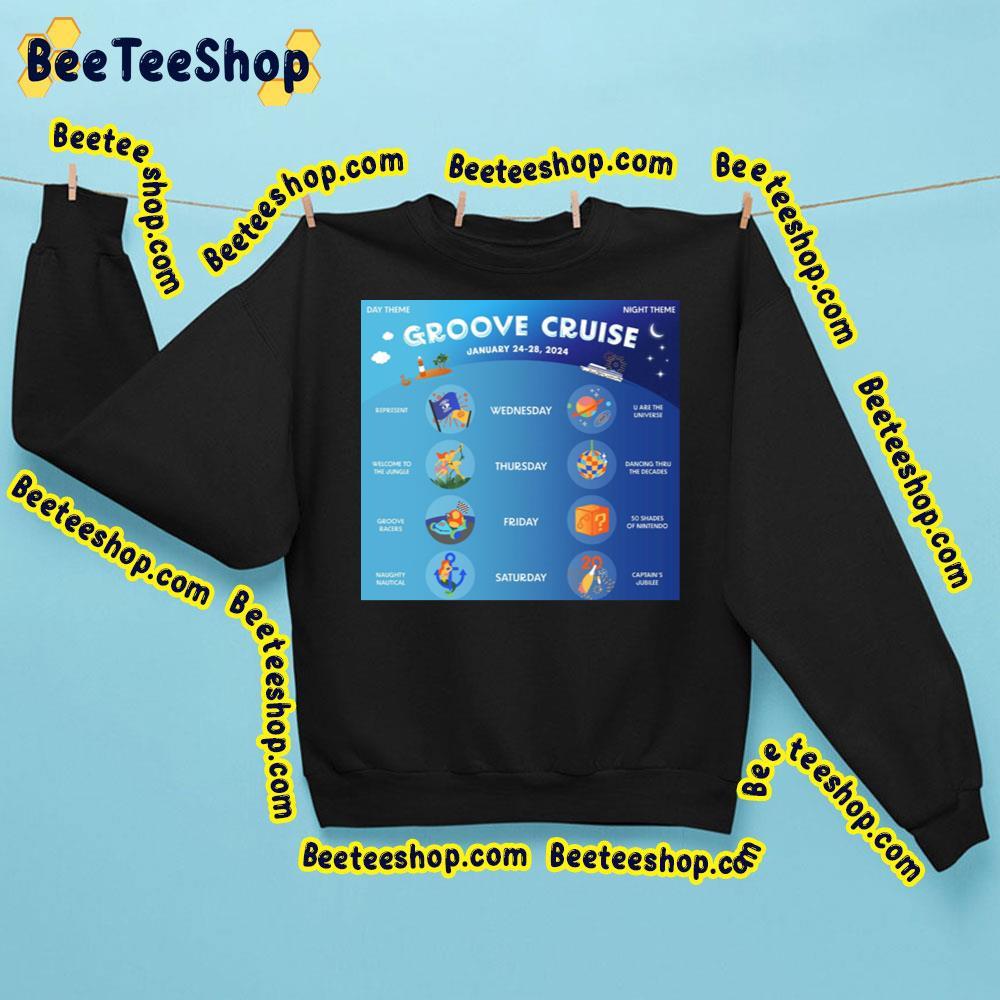 Groove Cruise 2024 Dayandnight Beeteeshop Trending Unisex Sweatshirt