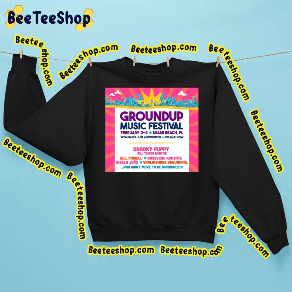 Groundup Music Festival 2024 Announce Beeteeshop Trending Unisex Sweatshirt