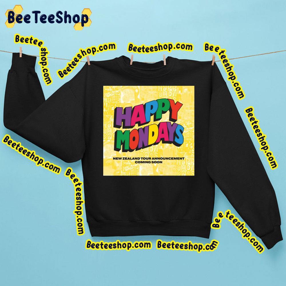 Happy Mondays New Zealand Tour Announced 2023 Beeteeshop Trending Unisex Sweatshirt