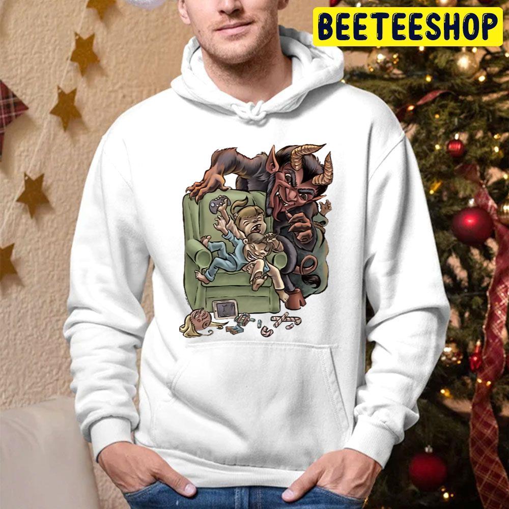 Happy Story Krampus Christmas Beeteeshop Trending Unisex Hoodie