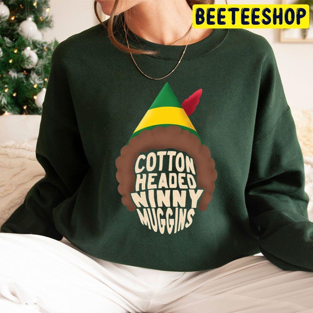 Head Ninny Muggins Elf Christmas Beeteeshop Trending Unisex Sweatshirt