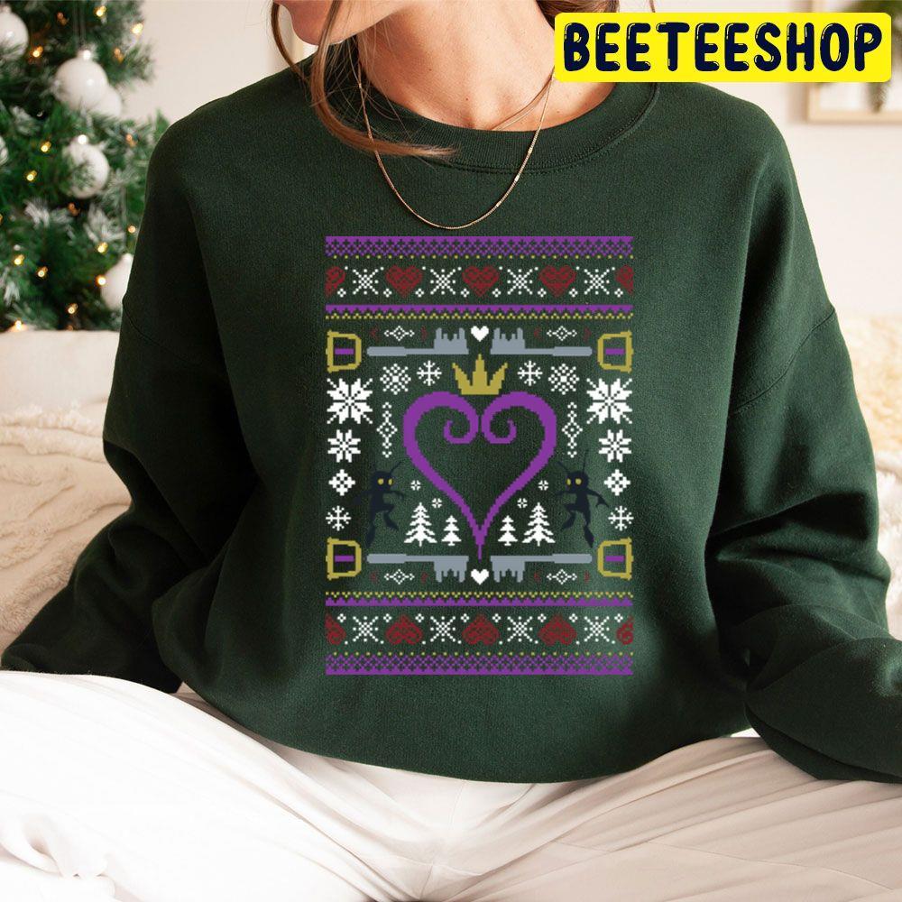 Hearts Ugly Christmas Beeteeshop Trending Unisex Sweatshirt