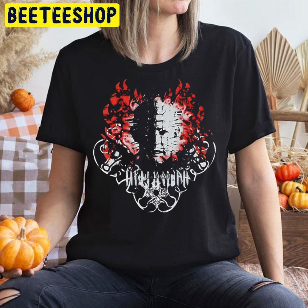 Hell Firery Pinhead Head Halloween Beeteeshop Trending Unisex T-Shirt