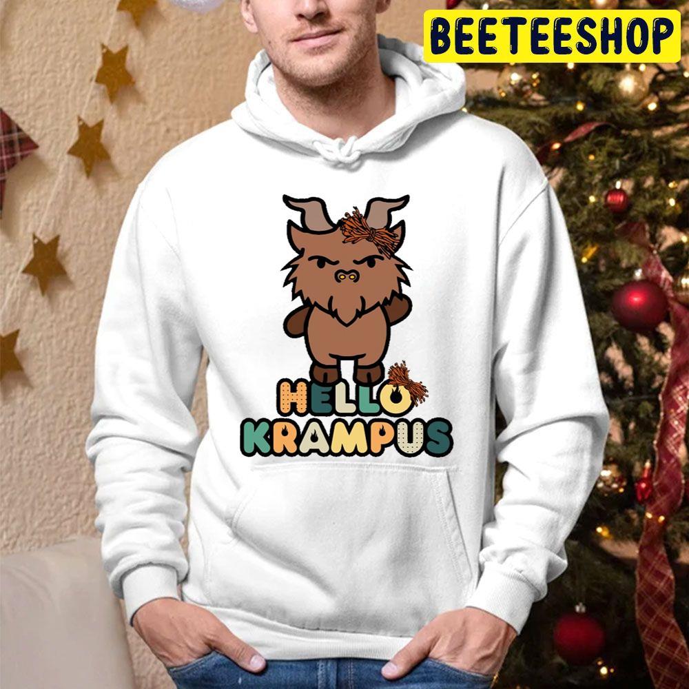 Hello Krampus Christmas Beeteeshop Trending Unisex Hoodie