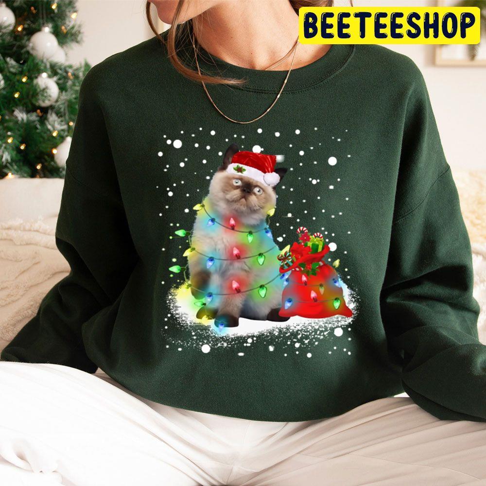 Himalayan Cat Christmas Beeteeshop Trending Unisex Sweatshirt