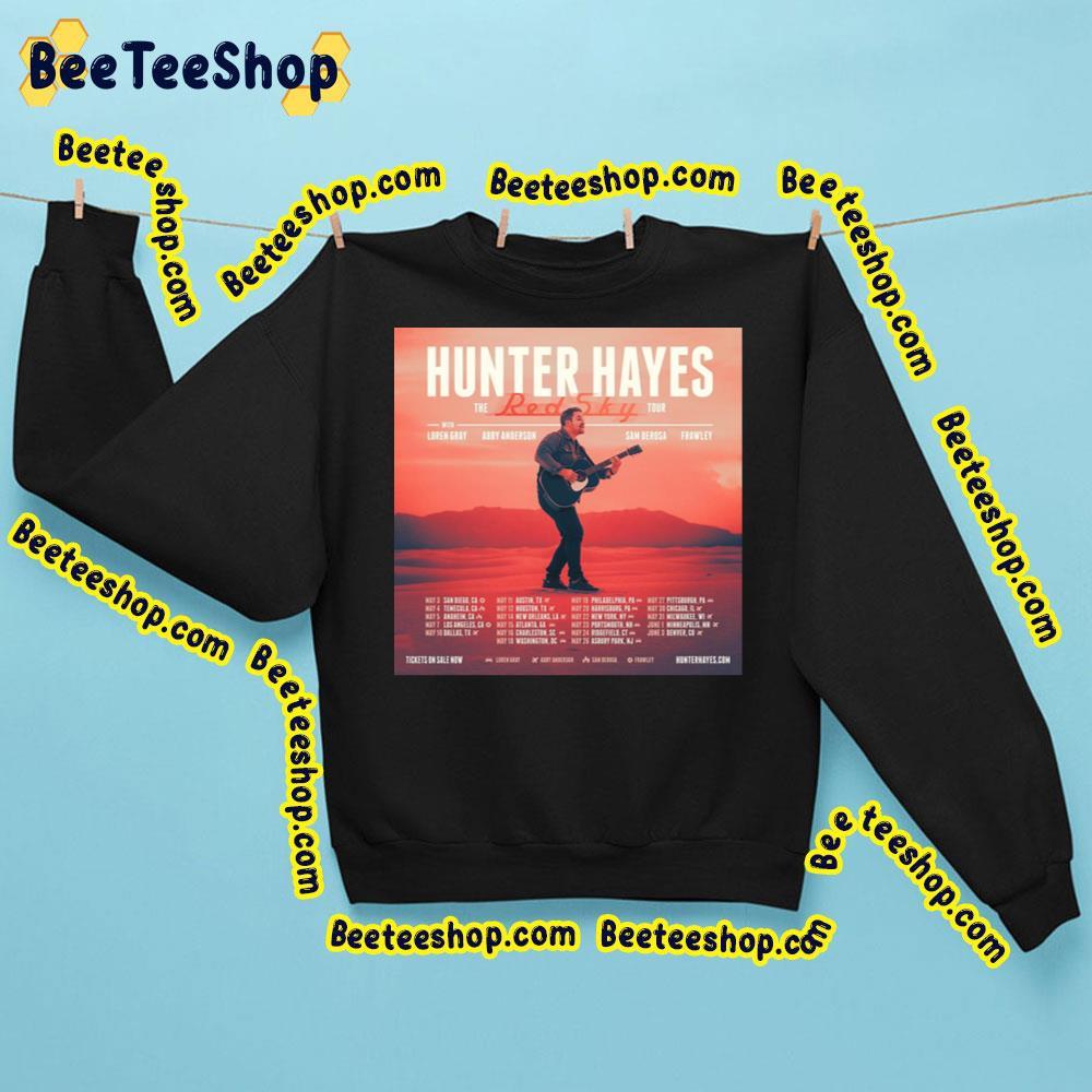 Hunter Hayes – Red Sky Continued 2023 Tour Trending Unisex Sweatshirt