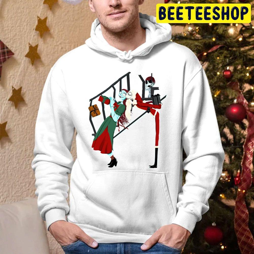 I Saw Mommy Kissing Santa Jack Christmas Beeteeshop Trending Unisex Hoodie