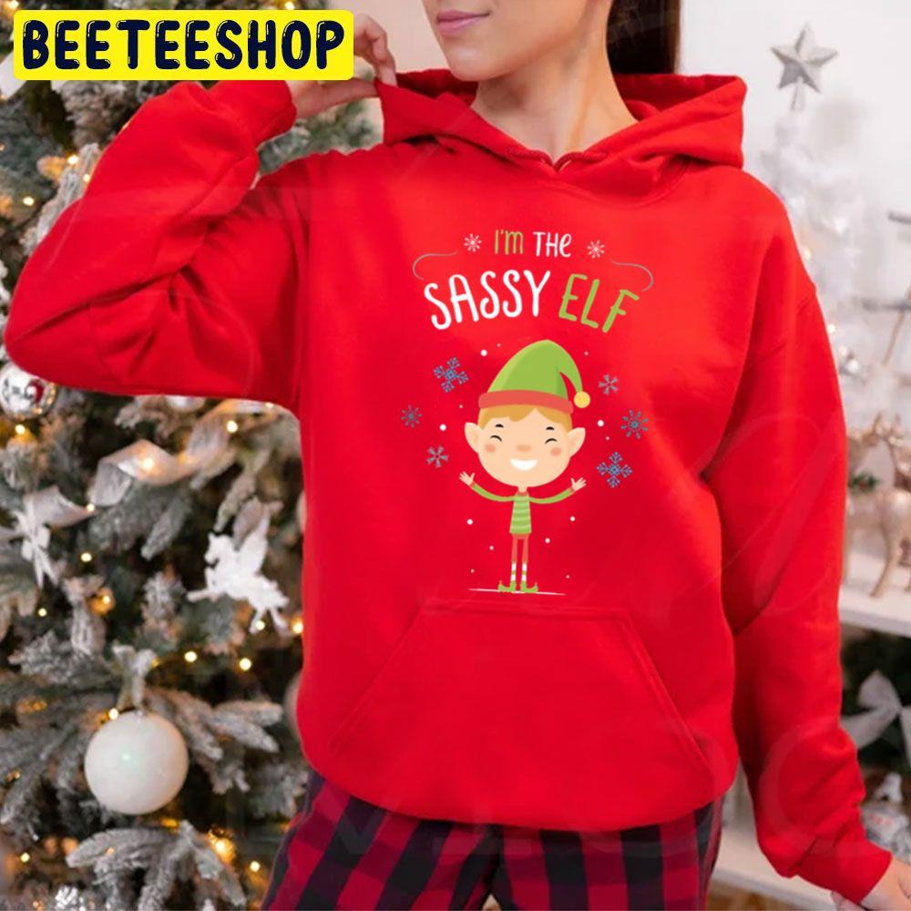 I’m The Sassy Elf Christmas Beeteeshop Trending Unisex Hoodie