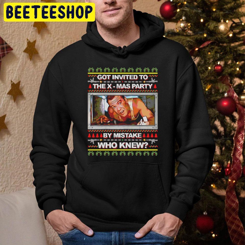 Invited By Mistake Die Hard Christmas Beeteeshop Trending Unisex Hoodie