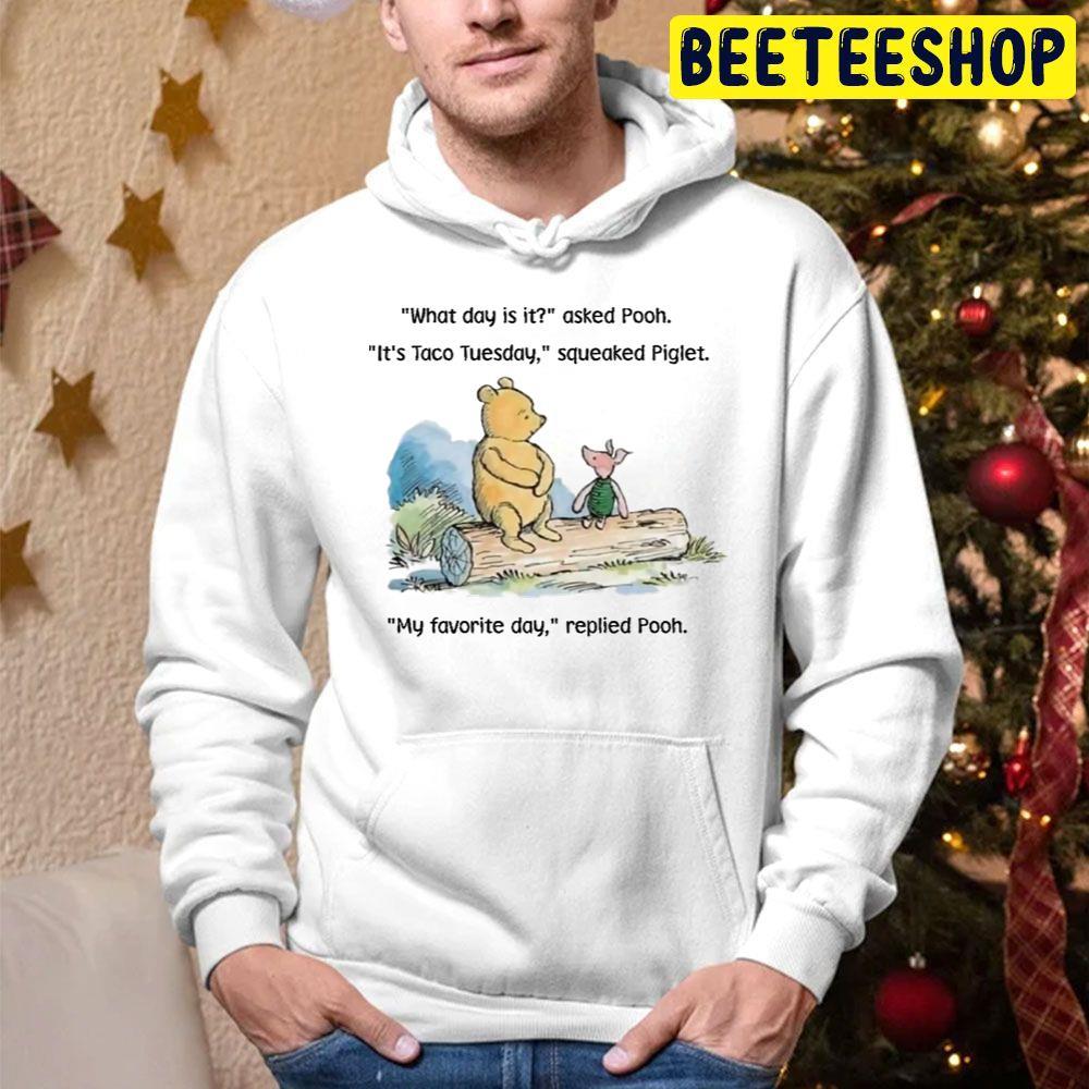 It’s Tuesday Winnie The Pooh A Very Merry Pooh Year Beeteeshop Trending Unisex Hoodie