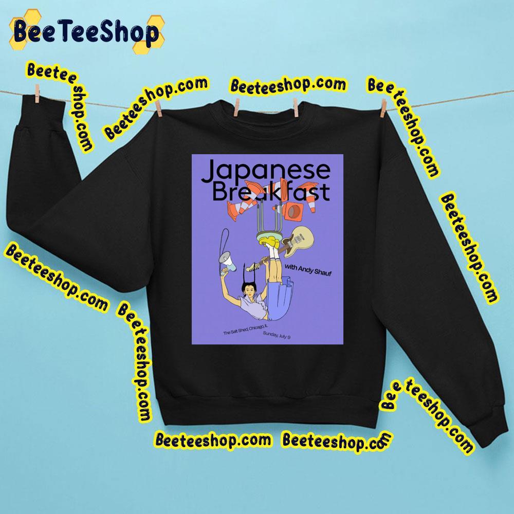 Japanese Breakfast Tour 9 July 2023 Andy Shauf Beeteeshop Trending Unisex Sweatshirt