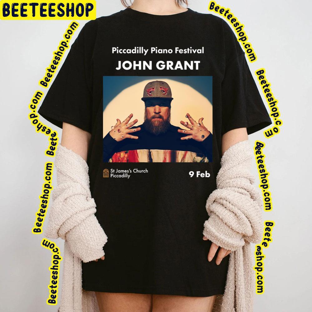 John Grant 9 Feb 2023 Piccadilly Piano Festival Beeteeshop Trending Unisex T-Shirt