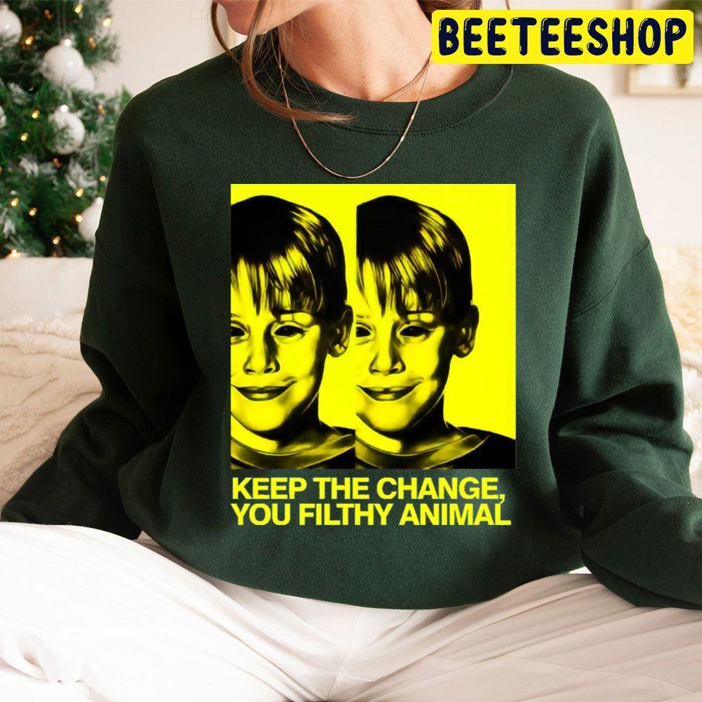 Keep The Change Home Alone Christmas Beeteeshop Trending Unisex Sweatshirt