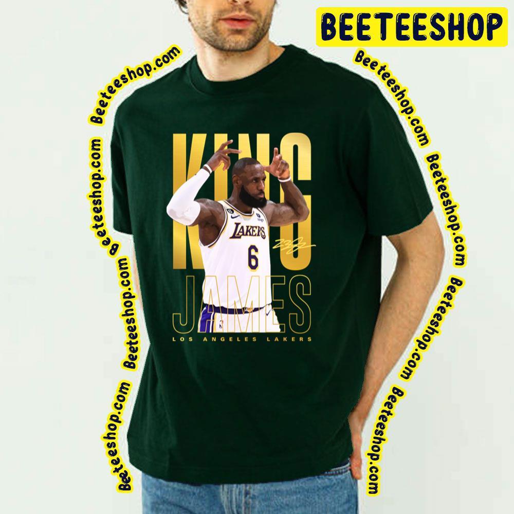 King Los Angeles Lakers Lebron James Basketball Unisex T-Shirt