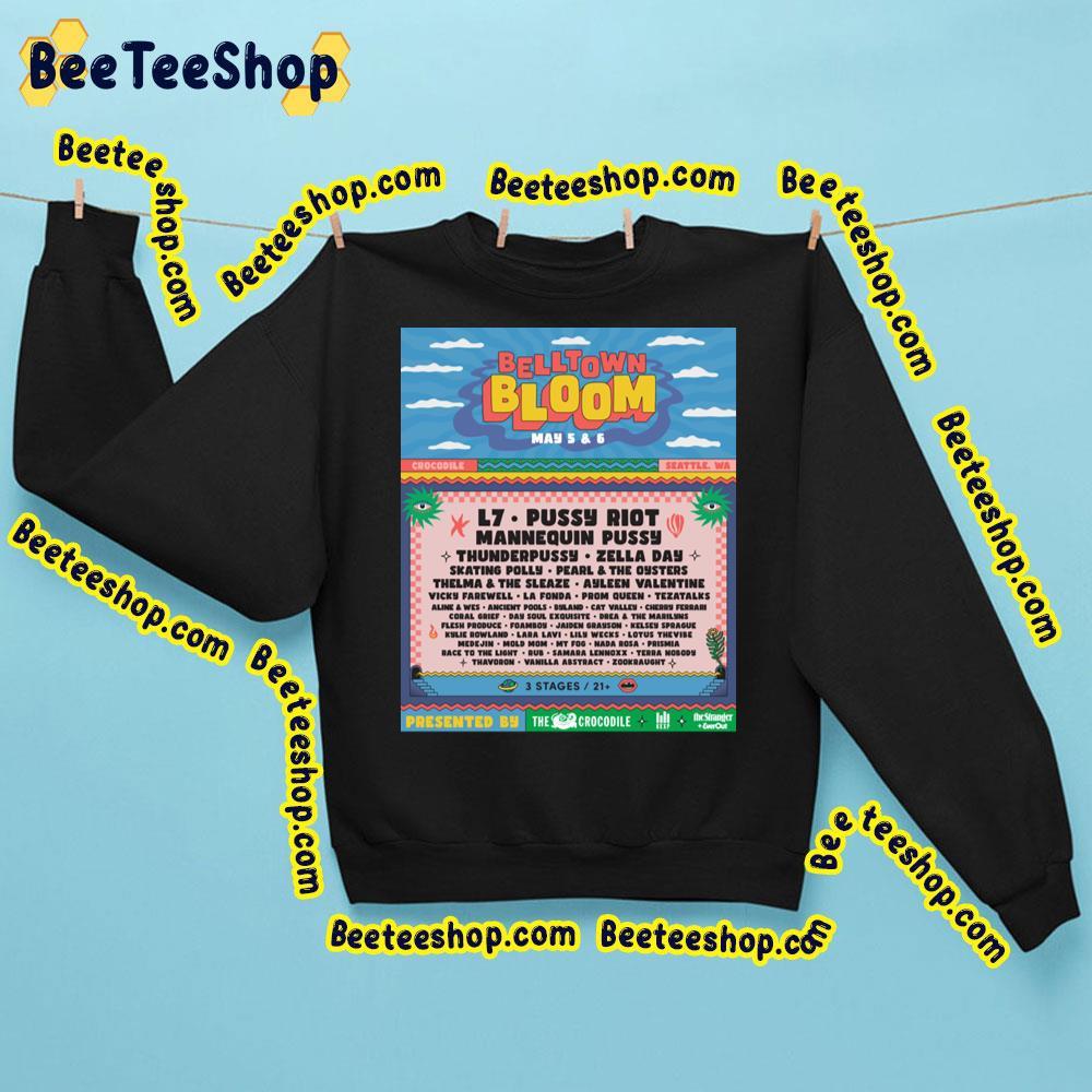 L7 Tour 5 And 6 May 2023 Belltown Bloom Beeteeshop Trending Unisex Sweatshirt