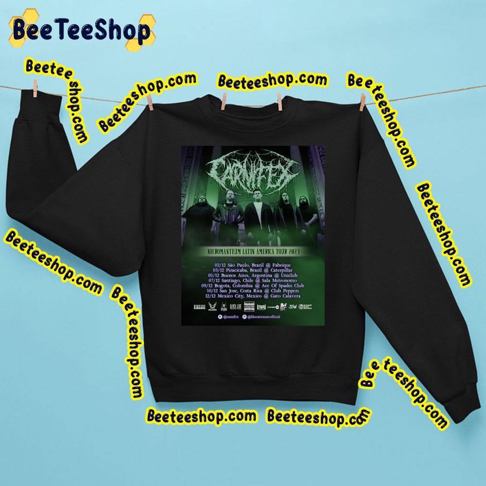 Latin America Tour Carnifex Necromanteum 2023 Beeteeshop Trending Unisex Sweatshirt