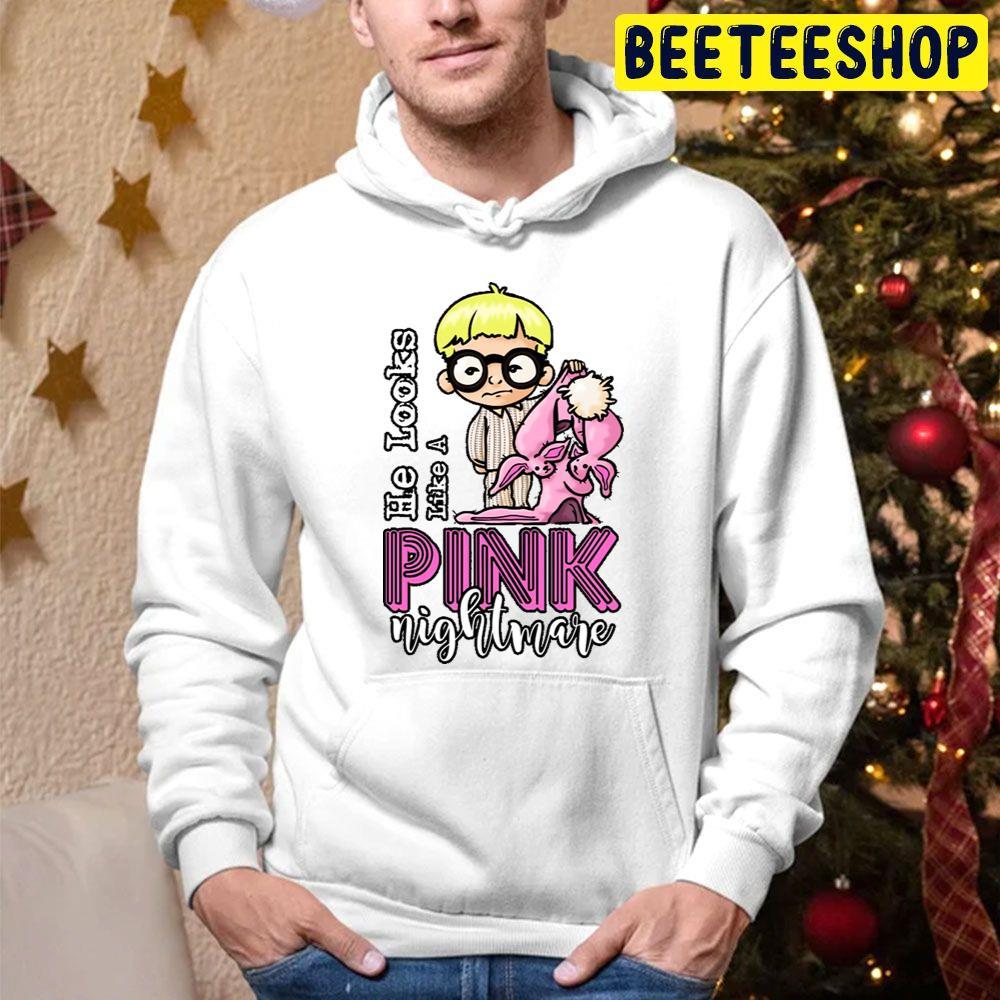 Like A Pink Nightmare A Christmas Story Beeteeshop Trending Unisex Hoodie