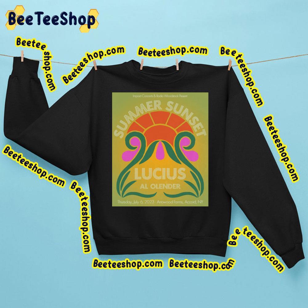 Lucius 2023 Summer Sunset Beeteeshop Trending Unisex T-Shirt