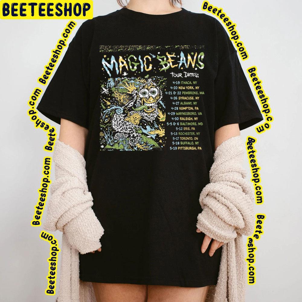 Magic Beans Tour Dates 2023 Beeteeshop Trending Unisex T-Shirt