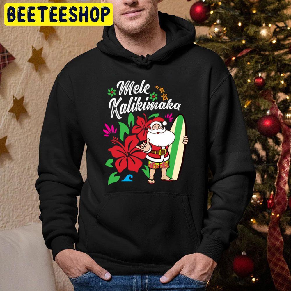 Mele Kalikimaka’ Cute Christmas Hawaiian Beeteeshop Trending Unisex Hoodie