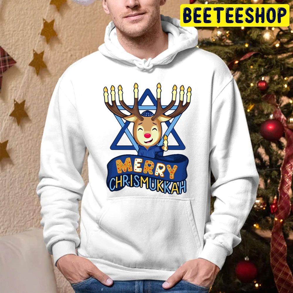 Merry Chrismukkah Rudolph The Red Nosed Reindeer Christmas Beeteeshop Trending Unisex Hoodie