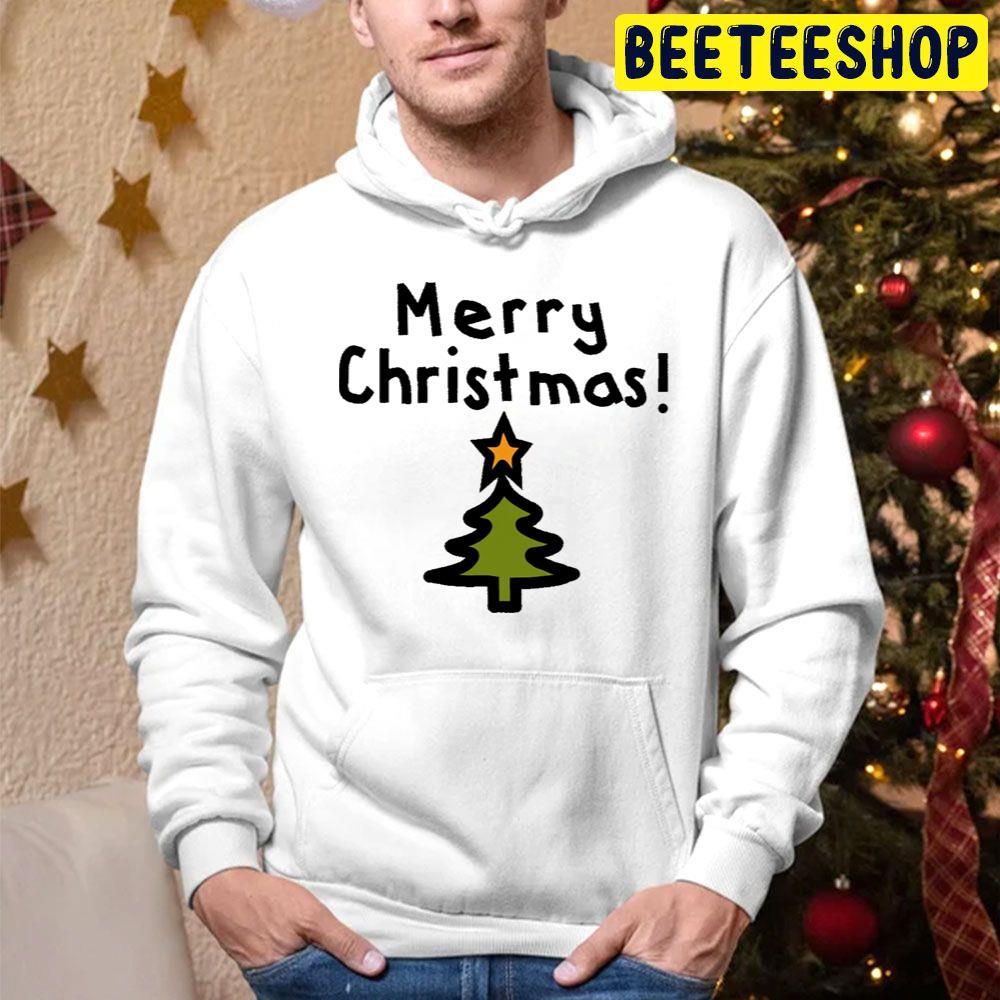 Merry Christmas Tree Beeteeshop Trending Unisex Hoodie