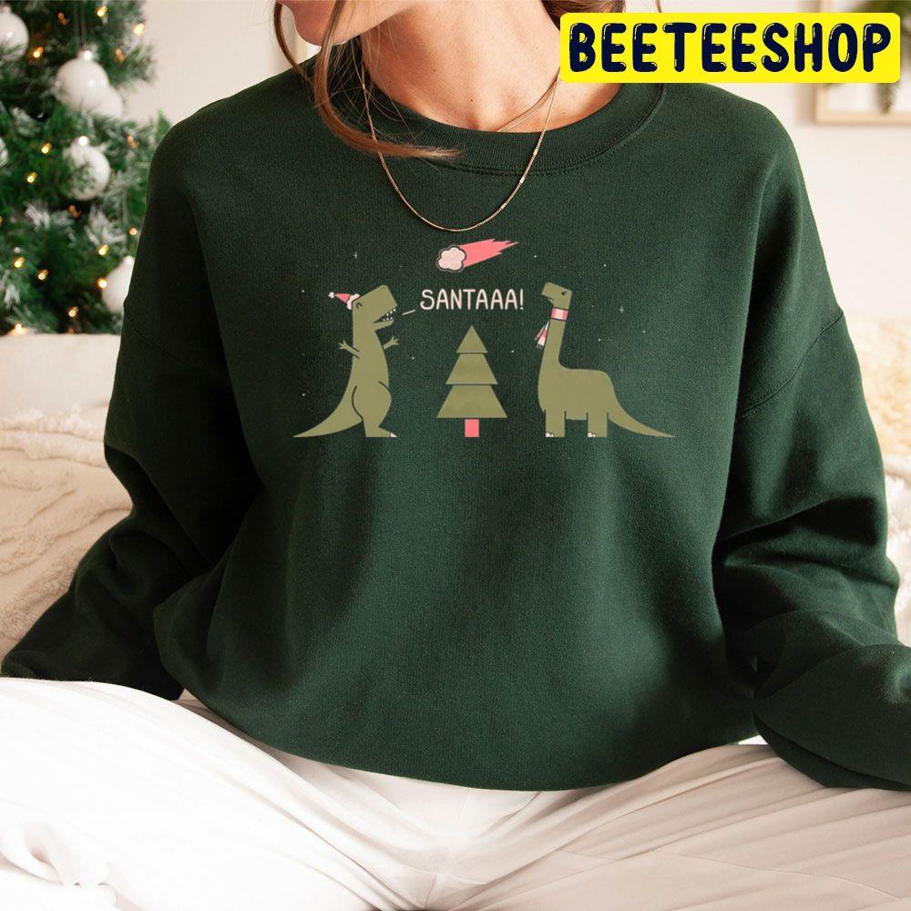 Merry Extinction Christmas Beeteeshop Trending Unisex Sweatshirt