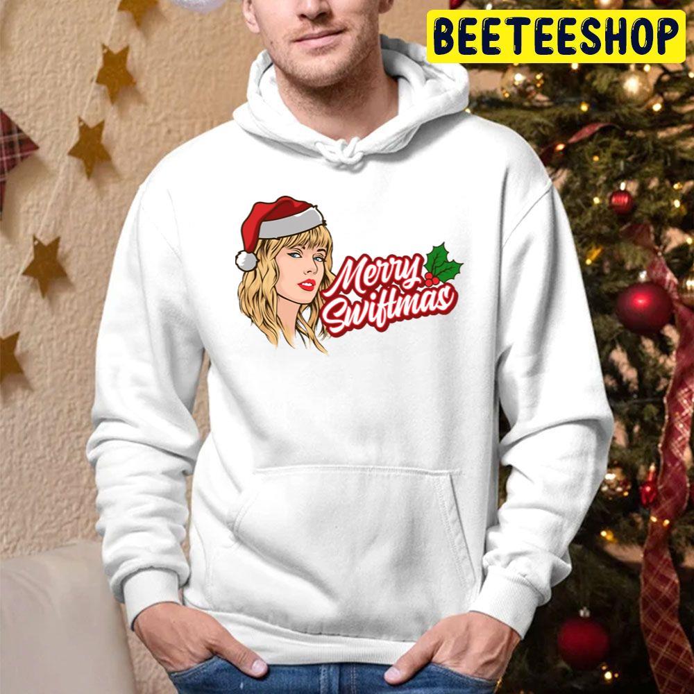 Merry Swiftmas Taylor Swift Christmas Beeteeshop Trending Unisex Hoodie