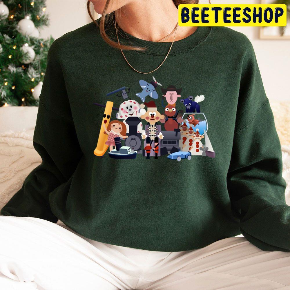 Misfit Menagerie Rudolph The Red Nosed Reindeer Christmas Beeteeshop Trending Unisex Sweatshirt