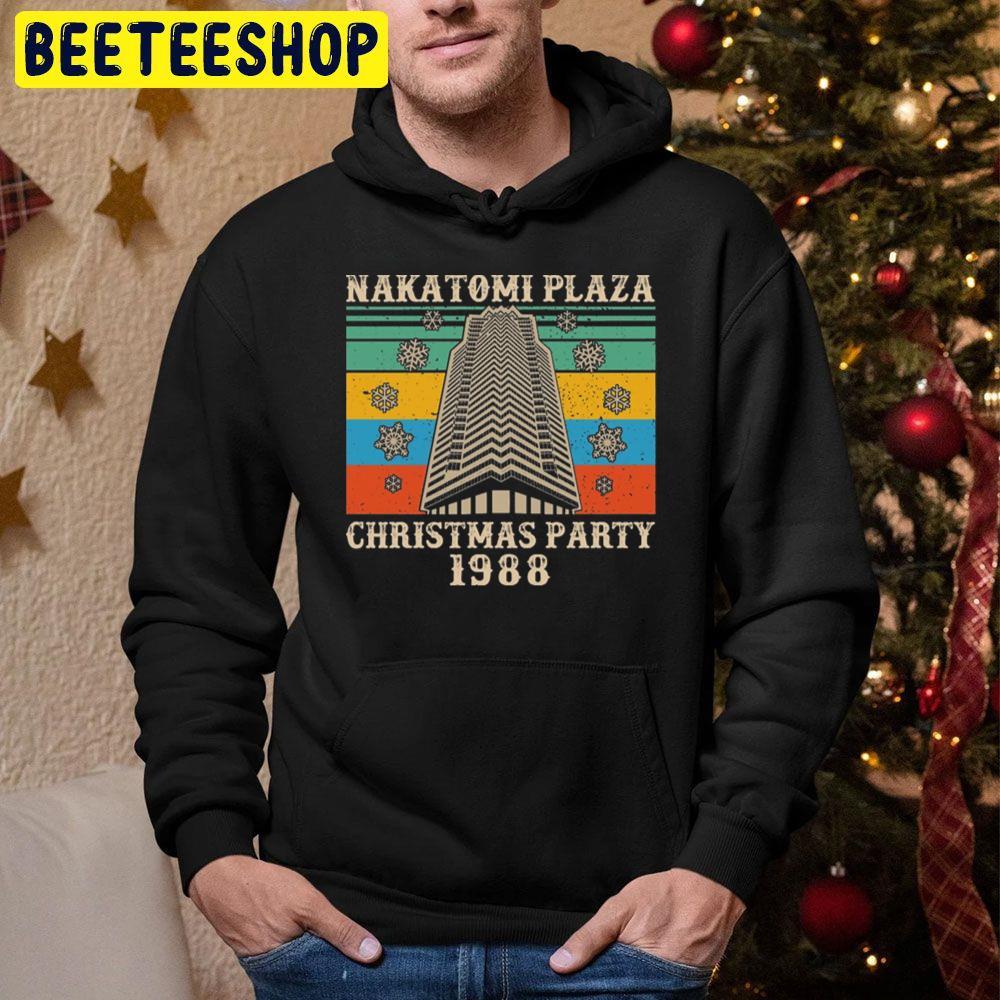 Nakatomi Plaza Christmas Party 1988 Vintage Beeteeshop Trending Unisex Hoodie