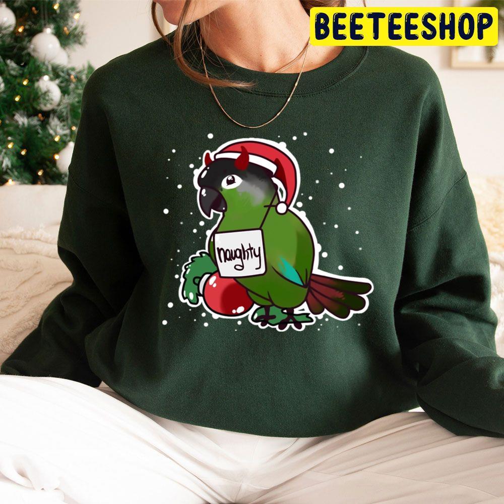 Naughty Conure Christmas Beeteeshop Trending Unisex Sweatshirt