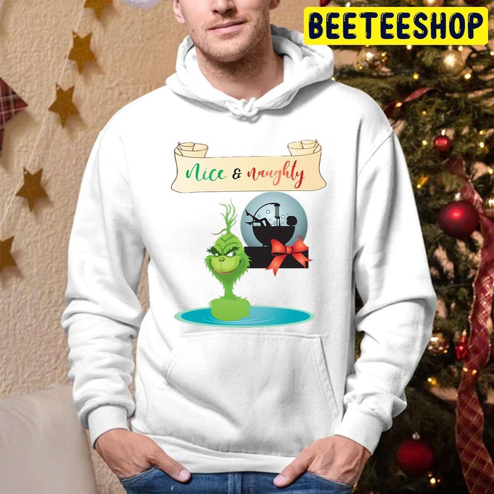 Nice And Naughty How The Grinch Stole Christmas Beeteeshop Trending Unisex Hoodie