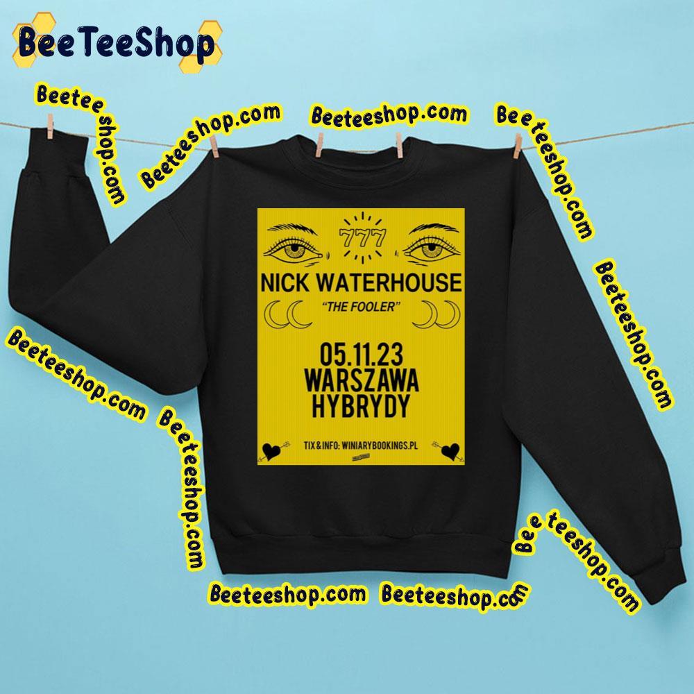 Nick Waterhouse Tour 5 November 2023 Warszawa Beeteeshop Trending Unisex Sweatshirt