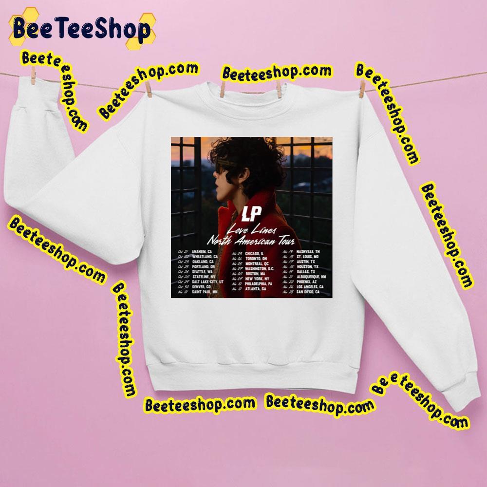 North America Tour 2023 Lp Love Lines Beeteeshop Trending Unisex Sweatshirt