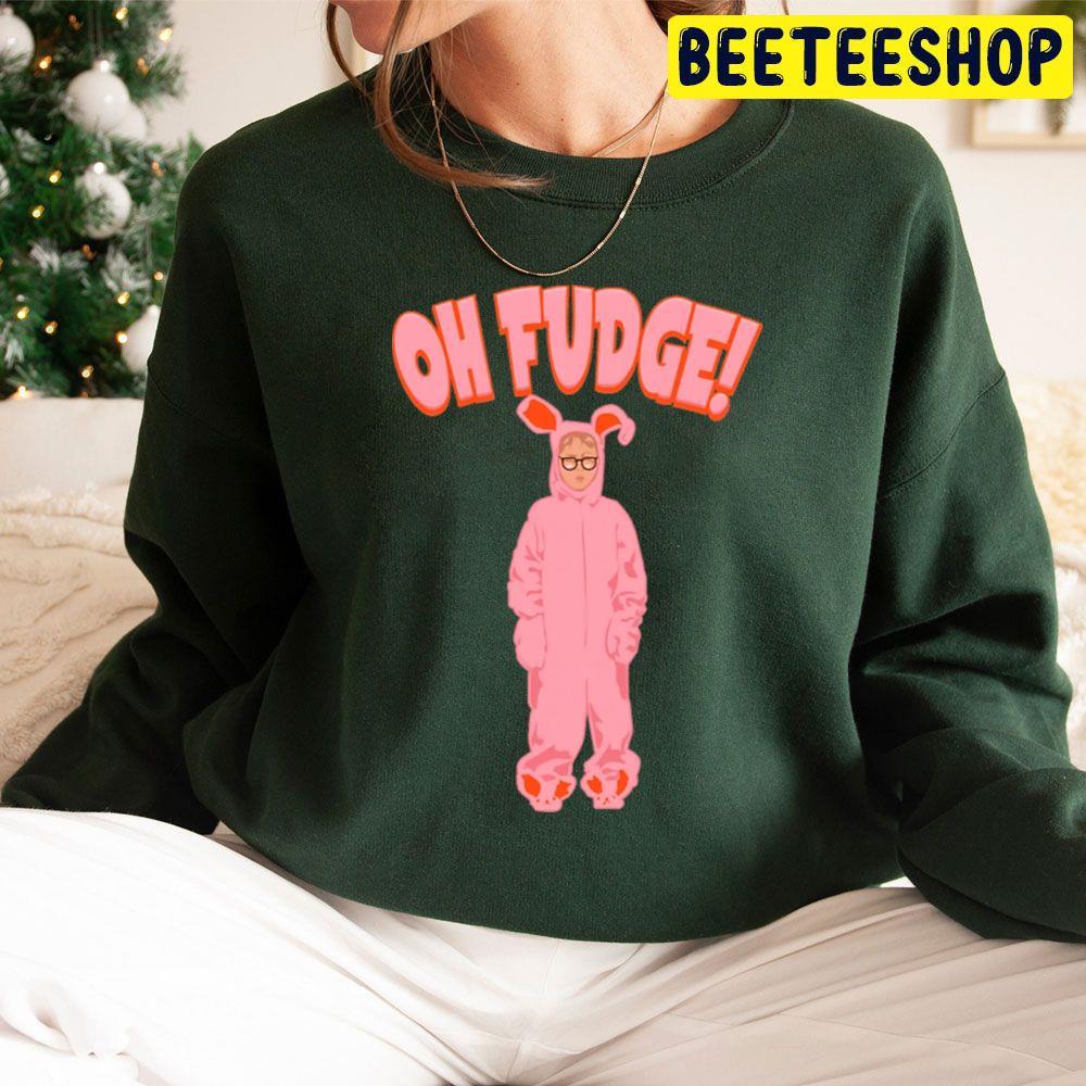 Oh Fudge Ralphie Pink Bunny Costume A Christmas Story Beeteeshop Trending Unisex Sweatshirt