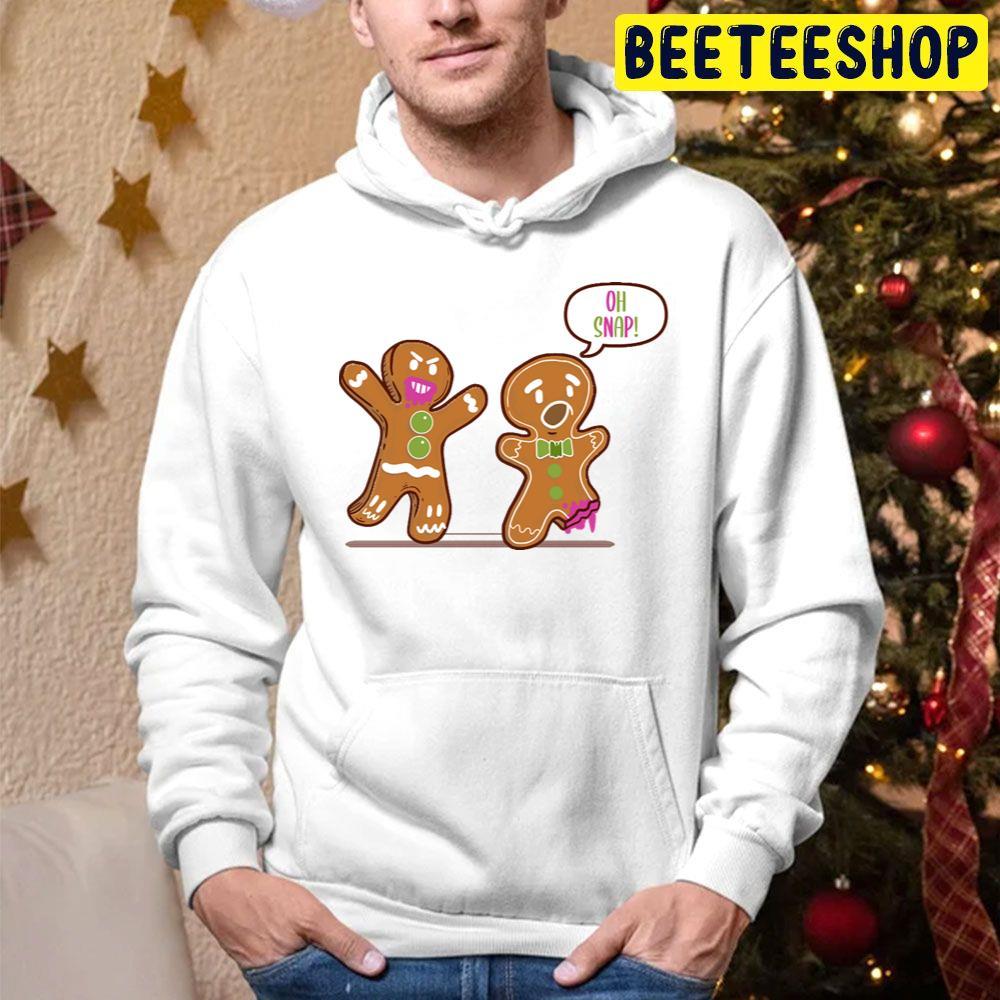 Oh Snap Christmas Baking Gingerbread Beeteeshop Trending Unisex Hoodie