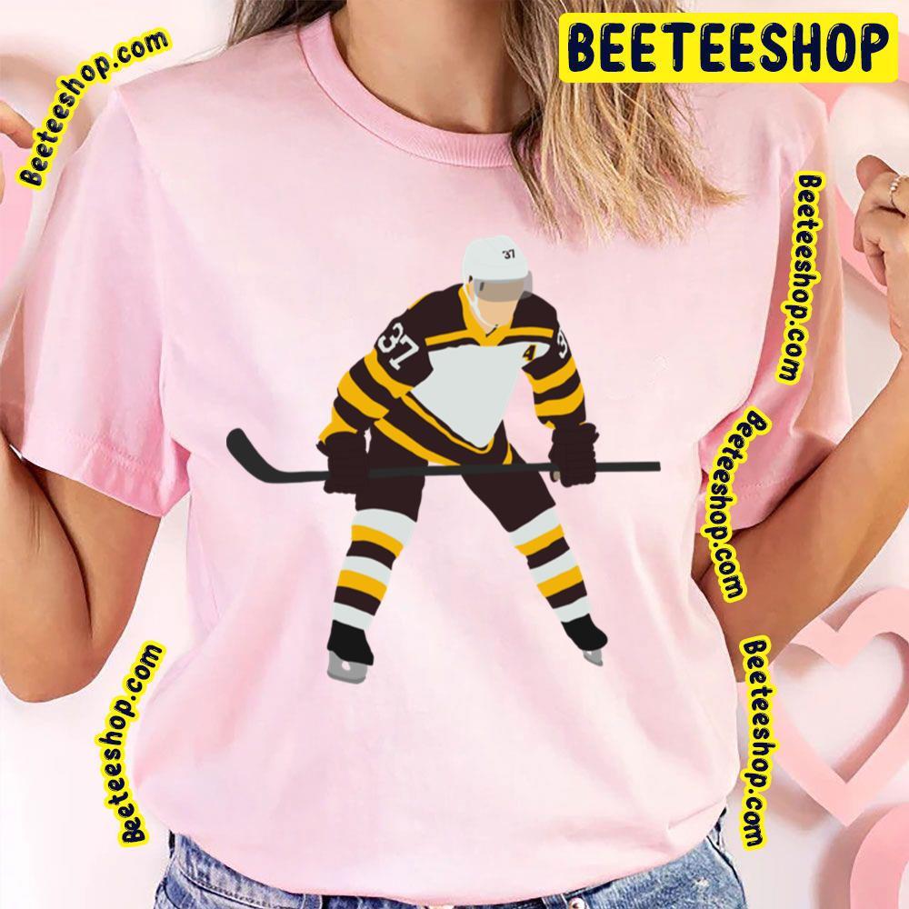 Patrice Bergeron Winter Boston Bruins Hockey Unisex T-Shirt