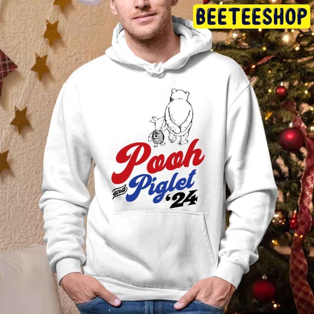 Piglet 2024 Winnie The Pooh A Very Merry Pooh Year Beeteeshop Trending Unisex Hoodie