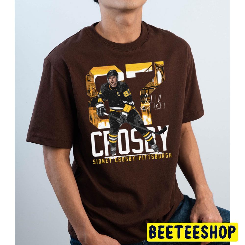 Pittsburgh Landmark Sidney Crosby Hockey Unisex T-Shirt