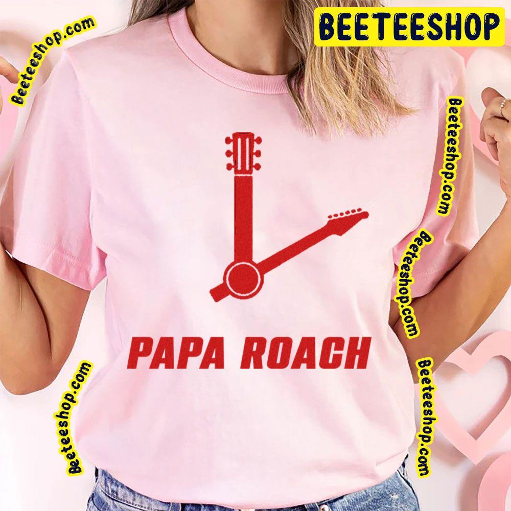 Red Guitar Papa Roach Unisex T-Shirt